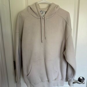 Aerie Men's Light Beige Hoodie